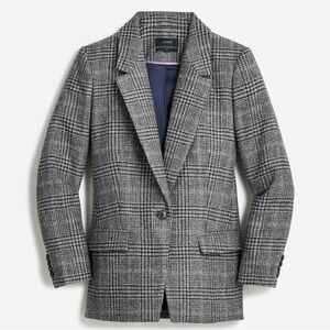 J. Crew Willa Blazer in Houndstooth Wool